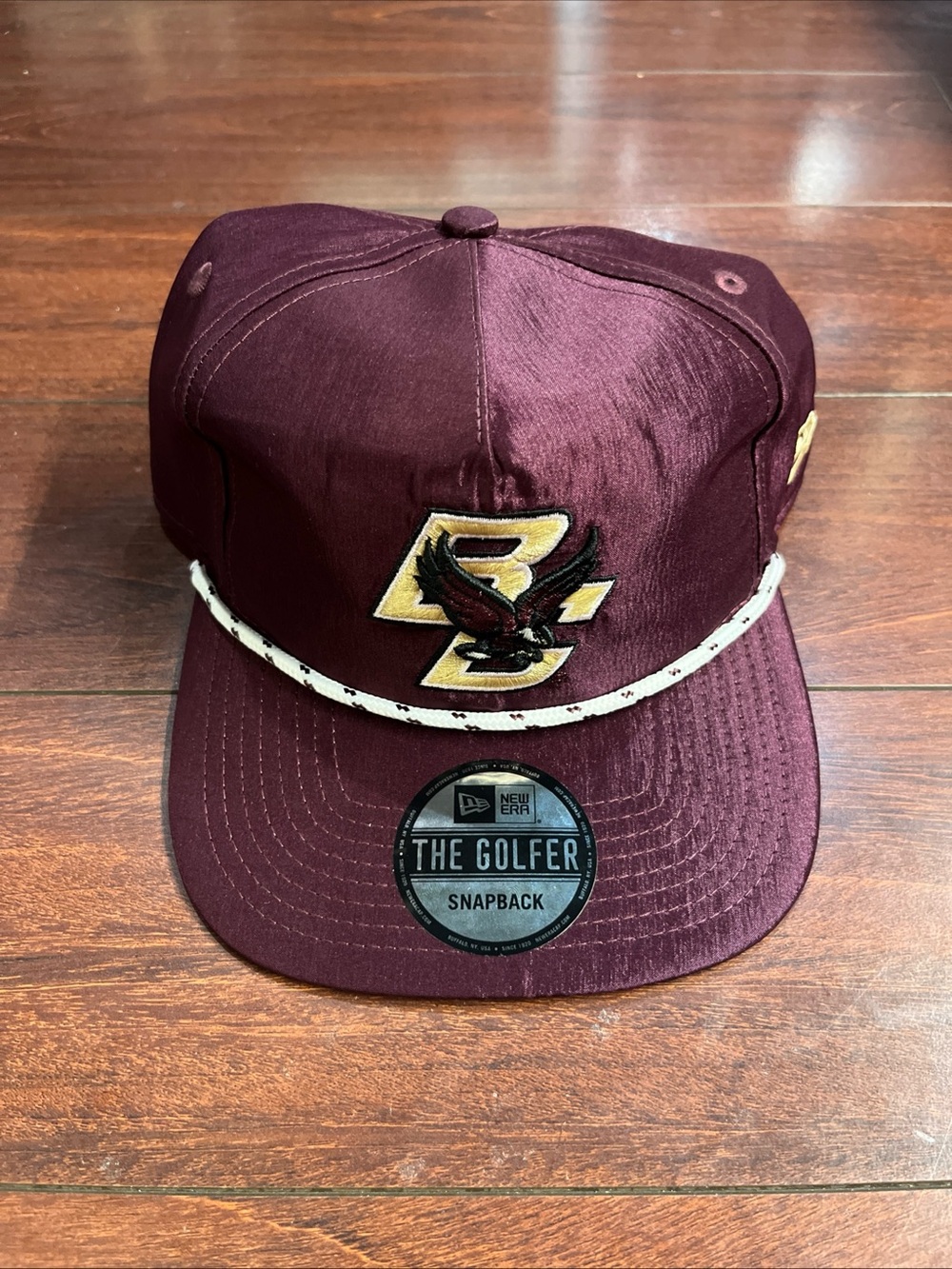 Boston College Eagles New Era The Golfer Team Rope Hat Snapback Cap Adjustable